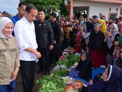 Presiden Joko Widodo dan Ibu Iriana Kunjungi Pasar Cekkeng Bulukumba