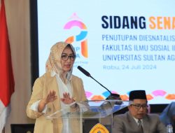 Dies Natalis Ke-21 FISIP Untirta, Airin Raih Penghargaan Kepala Daerah Perempuan Terbaik