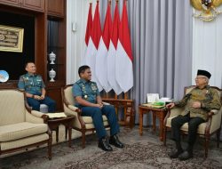 Laporkan Situasi Keamanan Laut, Kasal Temui Wapres Ma’ruf Amin