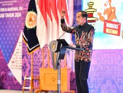 Presiden Jelaskan Tantangan Bangsa dan Upaya Penguatan Daya Saing Nasional pada Rakernas XVI APKASI