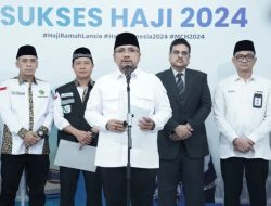 Sukses Haji 2024, Menag Yaqut Cholil Qoumas Apresiasi dan Sampaikan Terima Kasih ke Saudi