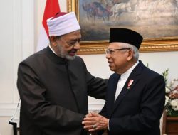 Tangkal Islamofobia, Wapres Ma’ruf Amin Bahas Islam Wasathiyyah dengan Grand Sheikh Al-Azhar