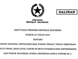 Presiden Joko Widodo Tetapkan Panitia Nasional High-Level Forum on Multi-Stakeholder Partnerships dan Forum Indonesia Afrika Ke-2