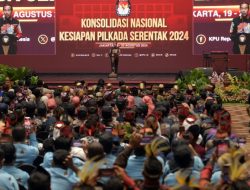 Presiden Joko Widodo Apresiasi KPU atas Kerja Keras Sukseskan Penyelenggaraan Pilpres dan Pileg Tahun 2024