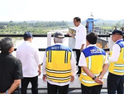 Resmikan Bendungan Margatiga di Lampung Timur, Presiden Joko Widodo: Manajemen Pengelolaan Air Menjadi Fokus Pemerintah