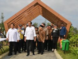 Bersama Presiden, Wapres Ma’ruf Amin Tinjau Embung dan Menikmati Udara Segar IKN