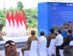 Groundbreaking BCA di IKN, Presiden Jokowi: Pembangunan Infrastruktur Dipercepat, Investor Tidak Perlu Ragu
