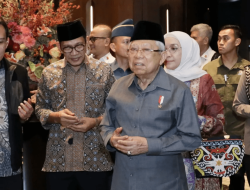 Pertama Kali Injakkan Kaki di IKN, Wapres Ma’ruf Amin Langsung Pimpin Doa Bersama