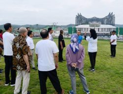 Presiden Jokowi Ajak Pimpinan Lembaga Negara Tinjau Infrastruktur di Ibu Kota Nusantara