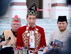 Presiden Jokowi Bersyukur Rangkaian Upacara HUT Ke-79 RI di IKN Berjalan Lancar dan Khidmat