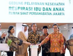 Presiden Jokowi Resmikan Gedung Pelayanan Kesehatan Respirasi Ibu dan Anak di RS Persahabatan Jakarta