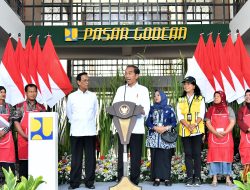 Presiden Jokowi Resmikan Revitalisasi Pasar Godean Sleman