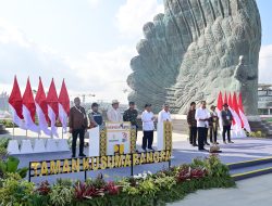 Resmikan Taman Kusuma Bangsa, Presiden Jokowi: Bentuk Penghormatan kepada Para Pahlawan dan Pejuang Bangsa