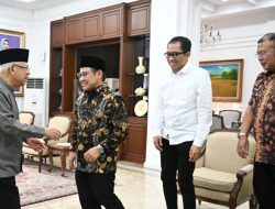 Undang Hadiri Muktamar PKB, Cak Imin Temui Wapres Ma’ruf Amin