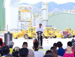 Presiden Jokowi Resmikan Smelter Tembaga dan Pemurnian Logam Mulia di Sumbawa Barat