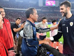 Presiden Jokowi Apresiasi Perjuangan Timnas Indonesia Tahan Imbang Australia 0-0