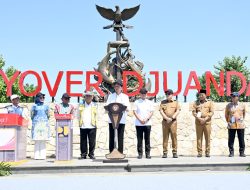 Presiden Jokowi Resmikan Flyover Djuanda, Jembatan, hingga Jalan Daerah di Jawa Timur