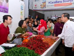 Presiden Jokowi Tinjau Stabilitas Harga di Delimas Pasar Raya Lubuk Pakam