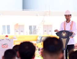 Resmikan Injeksi Bauksit Perdana SGAR, Presiden Jokowi: Jejak Dimulainya Industrialisasi di Indonesia