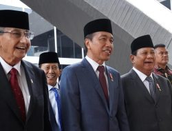 Prabowo Subianto Dampingi Presiden Joko Widodo Hadiri Pelantikan Anggota MPR/DPR/DPD RI Terpilih 2024-2029