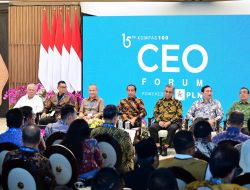 Presiden Jokowi Hadiri Kompas 100 CEO Forum Tahun 2024 di IKN