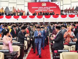 Presiden Jokowi Saksikan Pengucapan Sumpah/Janji Anggota DPR/DPD/MPR RI Periode 2024-2029
