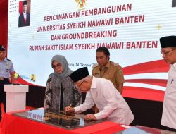 Wapres Ma’ruf Amin Harapkan Universitas dan RS Islam Syekh Nawawi Banten Jadi Pusat Peradaban Islam