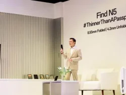 OPPO Find N5 Resmi Dipasarkan: Desain Elegan Setipis Paspor, Performa Multitasking Setara Laptop, dan Engsel Kuat Tahan Beban 50kg untuk Mendukung Bisnis dan Gaya Hidup Konsumen Premium