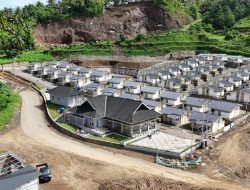 Bangun Infrastruktur Pendukung di Hunian Relokasi Korban Bencana Gunung Ruang, Brantas Abipraya Siapkan Kehidupan Layak dan Nyaman