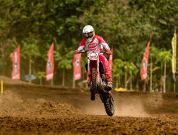 Double Podium, Arsenio dan CRF250R Melesat Kencang di Kejurnas Motocross Magelang