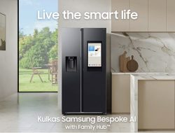 Kulkas Samsung Bespoke AI, dari Pendingin ke Pusat Kendali