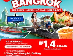Perkuat Peran Surabaya sebagai Hub, Indonesia AirAsia Hadirkan Rute Baru ke Bangkok, Balikpapan, Berau, dan Tarakan
