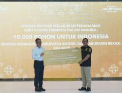 Program “10.000 Pohon Untuk Indonesia” Telah Selesai Bersamaan Perayaan HUT Wuling ke 8 Tahun